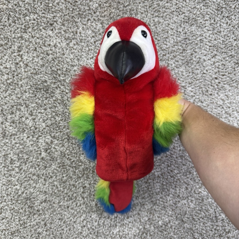 Vintage Winning Edge Parrot Bird Fairway Wood Head Cover Plush Red Macaw 2000